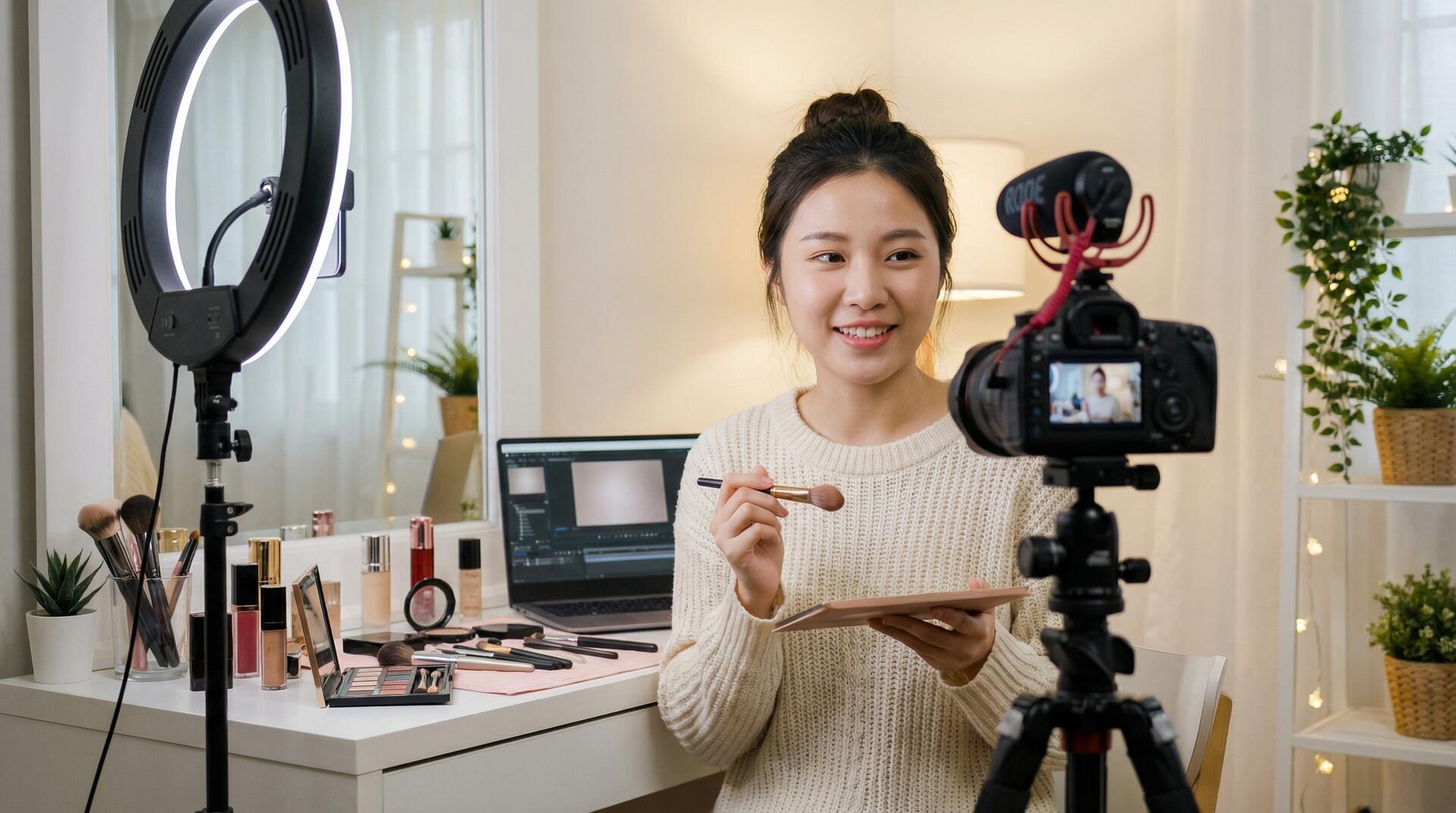 糖心vlog美妆视频教程